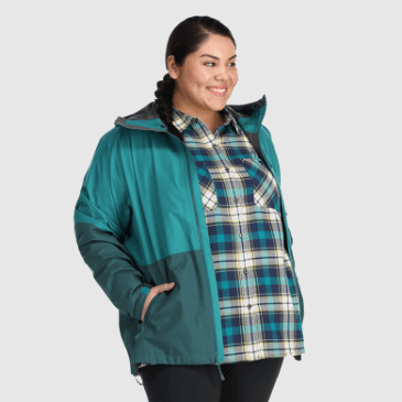 Gore tex plus size 2025